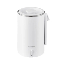 【KINYO】304不鏽鋼隨行快煮壼600ML(無底座+分離式電源線+折疊式防燙把手 AS-HP65)