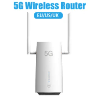 5G LTE CPE Wifi Router Dual Band 2.4Ghz/5GHz Wireless Router Repeater 4G SIM Card Router Wireless Modem Hotspot for Home Office