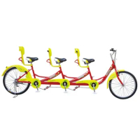 tandem 3 seater bike 4 persons 4 wheel bicycle two person