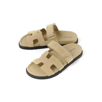 Sandal HERMES CHYPRE VELVET BEIGE SANDAL 100% ORIGINAL 37