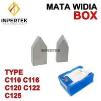 Mata Widia C125 YG6 Pahat Bubut Tip C 125 YG 6 Cemented Carbide BOX