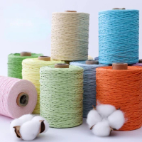 280M/Ball Double-stranded Raffia Yarn Kintting Paper Straw Thread for Crocheting Hat Fancy Yarn Flower Packing Material TJ20262