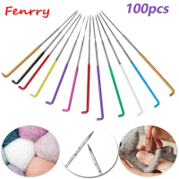 Fenrry 100PCS Felt Needle Set Wool Felting Tool Needle Felting Kit Wool Felt Accessories Handmade Needlework DIY Craft Supplies