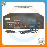 PROFESSIONAL KARAOKE POWER AMPLIFIER SD / USB / MP3 Player AC- EPSP