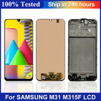 6.4'' AAA++ LCD For Samsung Galaxy M31 M315 M315F SM-M315F Display Touch Screen Digitizer For Samsung M31 M315 Display