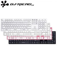 B.Friend RF-1430K 2.4G 剪刀腳無線鍵盤(附保護膜)