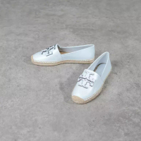 Tory Burch Sepatu TORY BURCH INES BLUE GOAT LEATHER ESPADRILLES 100% ORIGINAL