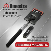 Tongkat Tol Lite Omextra Tongkat Tol Telescopic Tempat kartu tol mini PREMIUM MAGNETIC