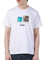 เสื้อยืดแขนสั้นผู้ชาย คอลเลคชั่น Lee Sort สีขาว