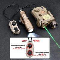 WADSN Airsoft Axon Tactical Dual Function Pressure Remote Switch Tail SF/2.5/3.5/CRANE PLUG Surefir M300 M600 Scout Light Switch