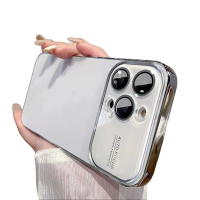 Apple Vỏ Bảo Vệ iPhone 16 Màu Gốc Mạ Điện Cửa Sổ Lớn Tương Thích Với Apple 17 Pro MAX Vỏ PC Mờ Tiện 