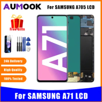 100% Tested 6.7" AMOLED Display For Samsung Galaxy A71 LCD Touch Digitizer Sensor Assembly For Samsung A71 LCD A715 A715F A715FD