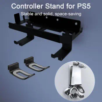 Storage Bracket for Ps Vr2 Controller Stand for Ps5 Stable Wall-mounted Game Console Holder Stand for Ps5 with Vr Glasses