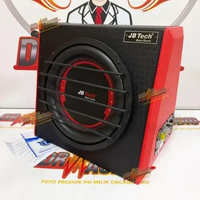 JB-Tech Subwoofer Aktif 12 Inch Woofer Bass Mobil Box Subwoofer Built In Amplifier