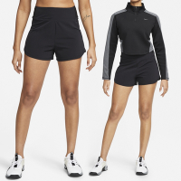 Nike AS W NK Bliss DF HR 3IN BR SRT 女款 黑色 高腰 運動 短褲 DX6019-010