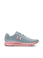 รองเท้าวิ่งผู้หญิง UA Charged Impulse 3 Knit สีHalo Gray / Pink Fizz / Pink Fizz