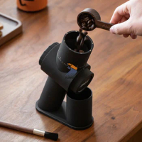 Portable Electric Coffee Grinder Conical Burr Grinder Titaninum 400W Coffee Bean Grinder Machine Coffee Miller