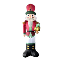 ตุ๊กตาเป่าลม Nutcracker 8 ฟุต รุ่น LDO2025C2856-240 สีแดง