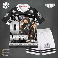 Setelan Jersey Anak Ghost Hunter 99 Baju Celana Pendek Dryfit Premium Fullprinting Sublim 3-10 Tahun