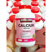 date 7/27 - Viên Uống Calcium 600mg D3 chai 500 viên Kirkland Canxi từ mỹ