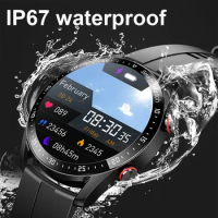 ECG PPG Smart Watch Men's Bluetooth Call Heart Rate Health Monitoring Sports Fitness Tracker Smart Waterproof Watch