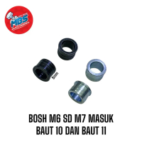 RIG BOS BUSHING RING COLLAR M6 M7 HITAM PUTIH BAJA UNTUK BAUT 10 dan baut 11