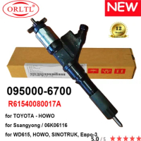 Genuine 095000-6700 Common Rail Injector Nozzle 9709500-670 R61540080017A For TOYOTA HOWO Ssangyong 06K06116 WD615 HOWO