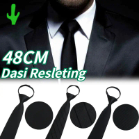 48CM Dasi Instant Dasi Siap Pakai Dasi Instan Langsung Pakai Unisex Pria Wanita Dasi Formal Tie Dasi