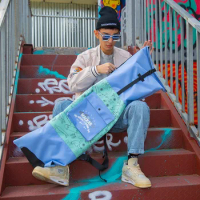 2022 Longboard Bag Thickness 2cm Electric Skateboard Storage Bag Land Surf Skate Board Shoulder Backpack Doubler Rocker Deck Bag