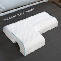 latex Couple Pillow Orthopedic Memory Foam Protect Cervical Vertebra Release Arm Pain Pressure Pillow for Side Sleeper