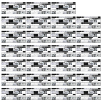 27pcs Imitation Gray Marble Tile Stickers DIY Self Adhesive Kitchen Floor Wall Sticker Bathroom Home Decoration 20x10cm