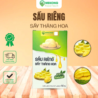 MEKONG Food Tech Sầu Riêng Sấy Thăng Hoa Nguyên Vị 50g - Snack Giòn Tan 100% Natural - Giao Hàng Nha