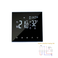 Smart Home Wifi Wireless Thermostat RF Battery Gas Boiler Water Heating Digital Temperature Controller Alexa Google Home