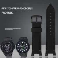 Sports Resin Bracelet For Casio PROTREK Series PRW7000 PRW-7000FC PRW-7000 New Modified Silicone Watchband Rubber Watch Strap