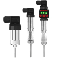 PT1000 Temperature Signal Converter 304ss PT100 Temperature Sensor Probe M20*1.5 4-20mA 0-10V RS485 PT100 Temperature Sensor