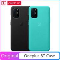 Official Oneplus 8T Case Oneplus Official Protective Cover Sandstone Black Bumper Case Cyborg Cyan For Oneplus 8 T
