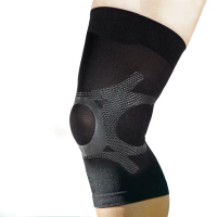 【HOLZAC】日本研製立體蜂巢矽膠運動護膝護套護具(一雙組)