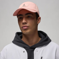 【NIKE 耐吉】帽子 運動帽 棒球帽 喬丹 J CLUB CAP US CB FLT PATCH 粉 FD5181-622