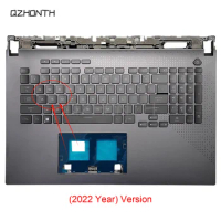 Used For ASUS ROG Strix G17 G713 G713QY (2022) Palmrest with Backlit Keyboard Gray 17.3"