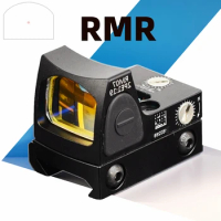 Mini RMR Red Dot Sight Scope Collimator Pistol Glock Reflex Sights Weaver Rail for Airsoft Hunting Riflescope Fit 20mm