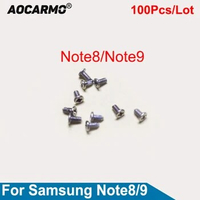 Aocarmo 100Pcs/Lot Inside Nut Bolt Motherboard Frame Screw For Samsung Galaxy Note 8 / Note 9 Note8 Note9 SM-N9500 N9600
