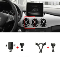1Lot Plastic Material For 2012-2019 Mercedes-Benz W246 B180 B200 Gravity Linkage Special Car Moblie Phone Holder Mount