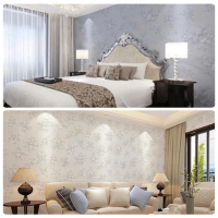Wallpaper Dinding Kamar Tidur Wallpaper Dinding Motif Emboss Bunga