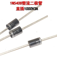 Diod Rectifier, 1N5408 IN5408, 3A, 1000V, Sisipan Terus, Kuasa Tinggi, DO-27