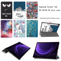 For Samsung Galaxy Tab S9 FE SM-X510 SM-X516 10.9 inch Magnetic Trifold Stand Cover Funda for galaxy TAB S9FE Plus 12.4 Case