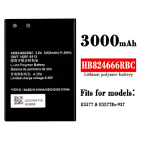 High Quality 3000mAh Replacement Battery For HUAWEI Phone E5577 E5577Bs-937 External HB824666RBC Battery