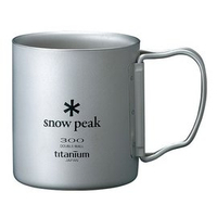 ├登山樂┤日本Snow Peak 雙層斷熱鈦合金折疊把手 隨身杯 300ml # MG-052FHR