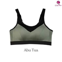 Chelyne BH Spandex Lycra Premium V1322 Full Cup Sport Bra Polos - Comfortable Daily Bra. Size 40/90 