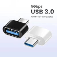 Mobile Phone Adapter Type C to USB Adapter 3.0 USB-C 3.1 Male OTG A Female Data Connector For MacBook Pro iPad Mini 6/Pro