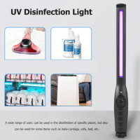 Household Portable Sterilizing Lamp UV LED Lamp Rechargeable Purple Light Stick Tube UVC Sterilizing Light Sterilizing Lights